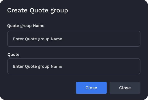 create quote group image